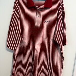 Ralph Lauren Polo Golf Red and White Polo Sea Island XXL